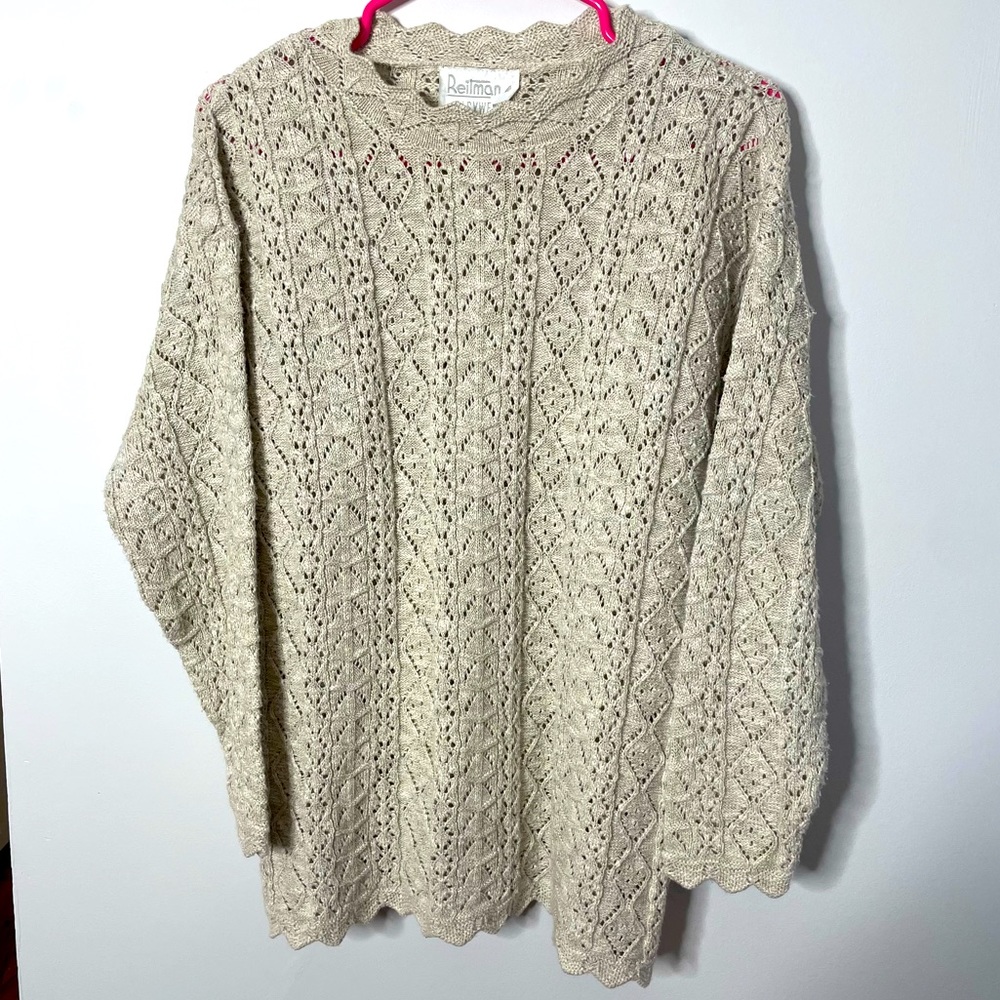 Vintage Reitman’s white/light beige sweater